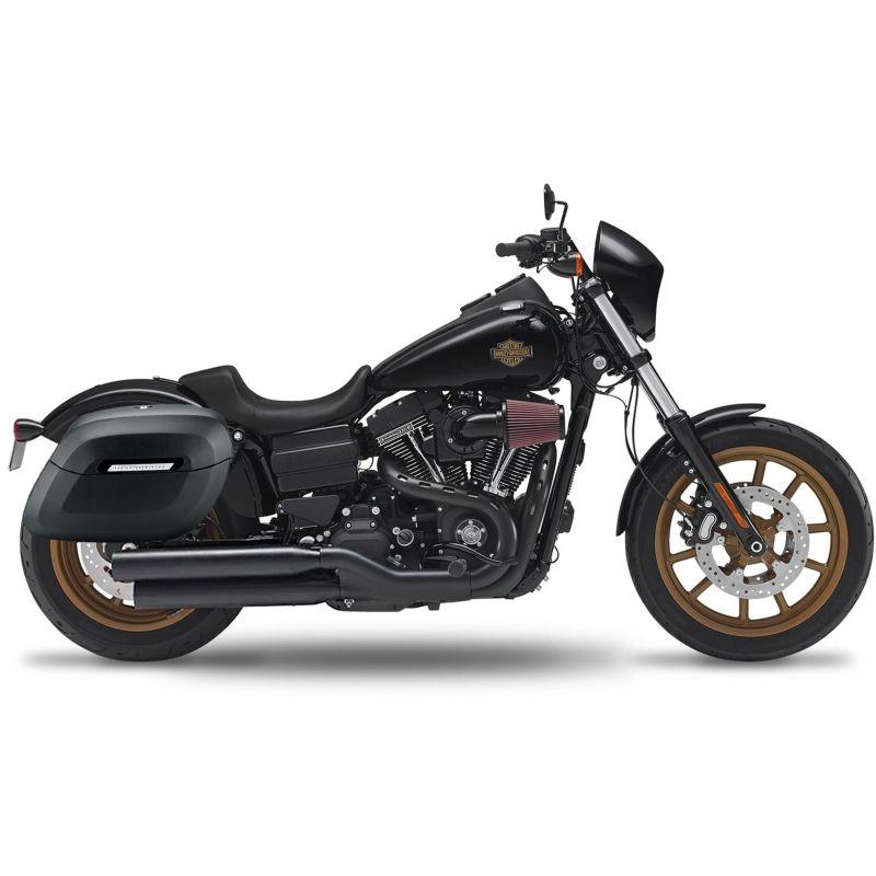 中古X新品販売 Viking Bags Lamellar Raven エクストララージ サドルバッグ 36L