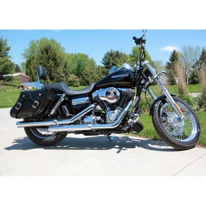 レザーワークス デラックス・ワイドアングル・本革サドルバッグ (両側