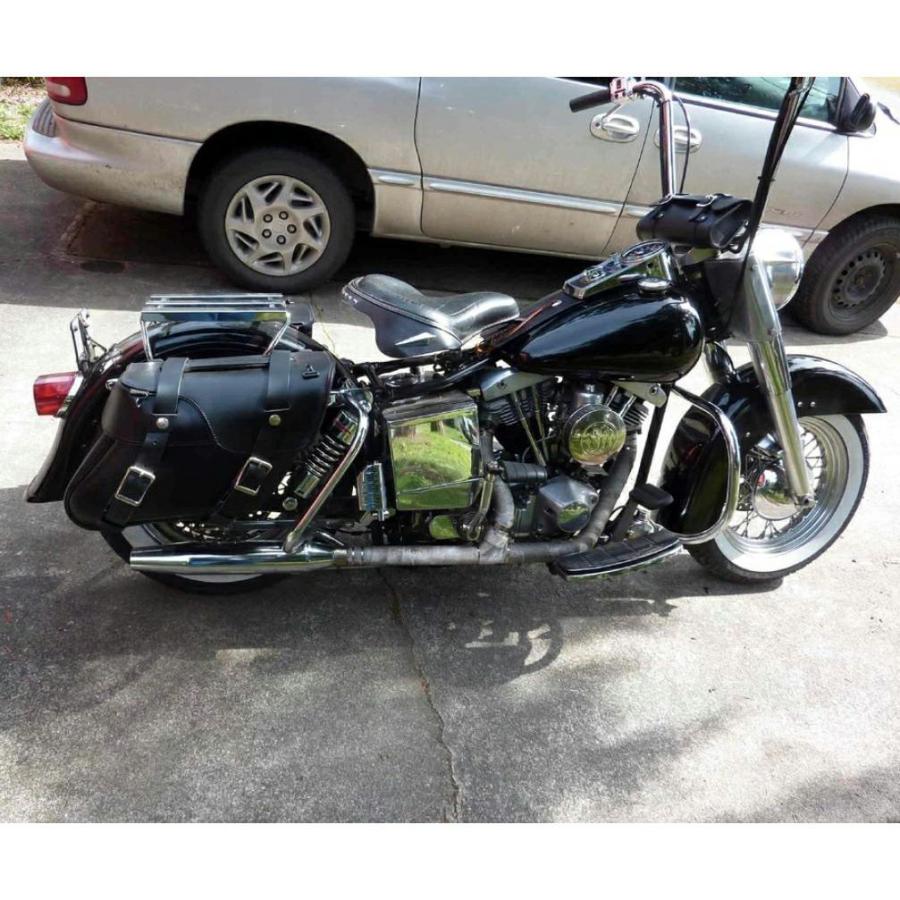 レザーワークス デラックス・ワイドアングル・本革サドルバッグ (両側