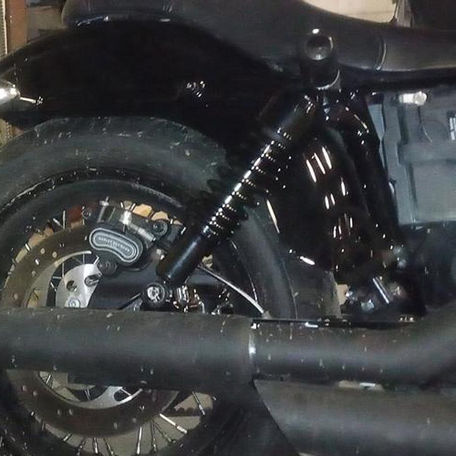 Drag Specialties リアサスペンション 13インチ (ブラック Drag Specialties リアサスペンション 13インチ (ブラック