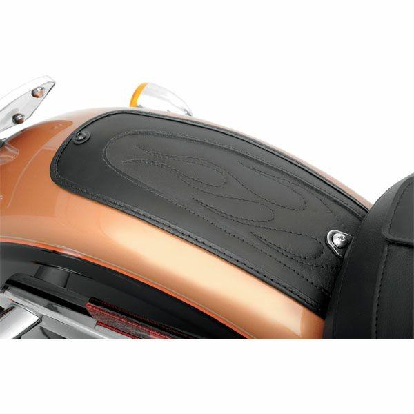 ドラッグSP 1405-0137 Drag Specialties ソロシート用フェンダービブ フレイムステッチ 2006〜2017 FXD、FXDWG