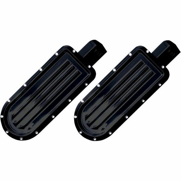コビントン 1620-1089 Covingtons Dimpled フットペグ グロスブラック