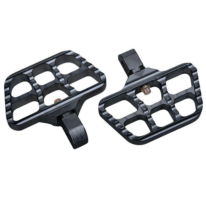ジョーカーマシン 1621-0920 MINI SERRATED フロアボード パッセンジャー用 ブラック M8 ソフテイル
