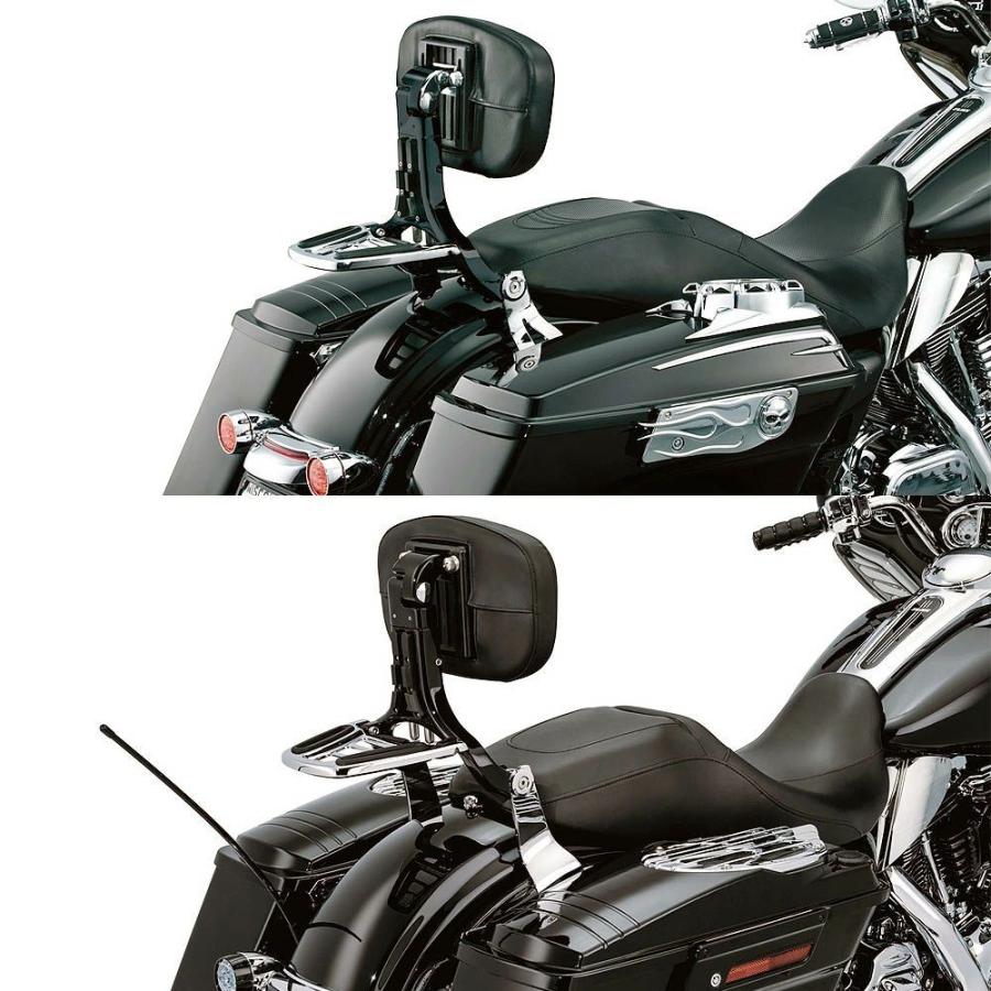 クリアキン 1661 ライダー＆パッセンジャーバックレスト 収納キャリア 