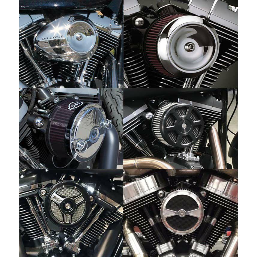 S＆S SUPER STOCK・STEALTH エアクリーナーキット 電子制御スロットル