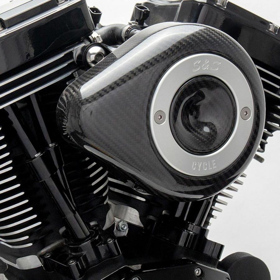 S＆S 170-0500 S&S カーボン ティアドロップ・ステルスエアクリーナー 