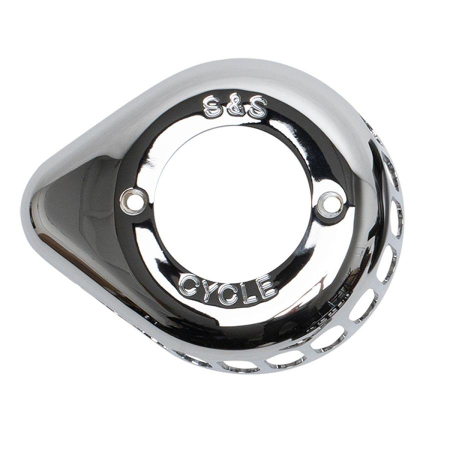 S&Sティアドロップエアクリーナカバー クローム S&S Air Stingerエアクリーナー用 ティアドロップカバー クローム : HD