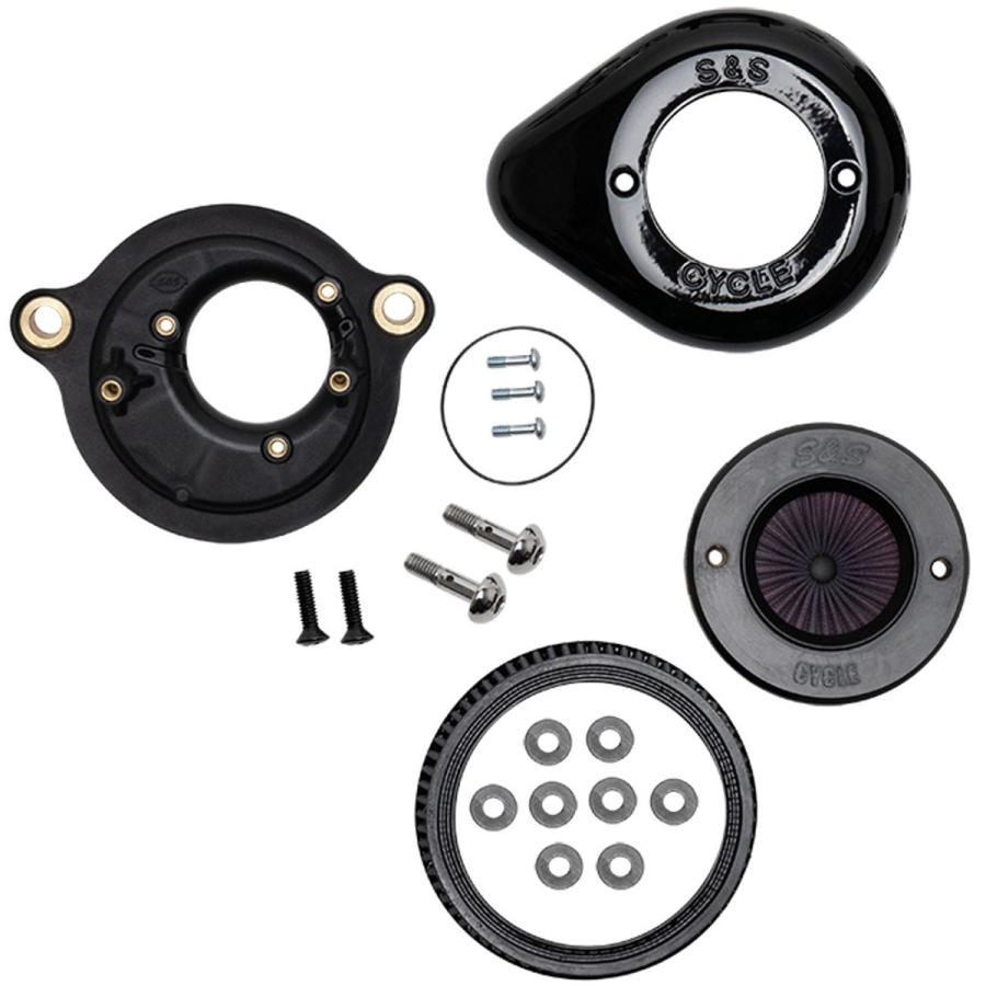 S&S Air Stinger ティアドロップ・ステルスエアクリーナー グロス