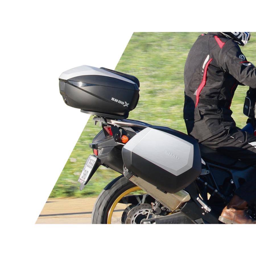 SHAD SH35 ハイブリッドサイドケースセット 片側35L (アルミ/無塗装 