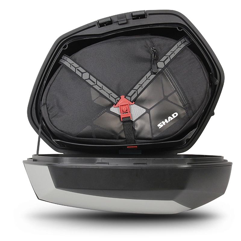 SHAD SH35 ハイブリッドサイドケースセット 片側35L (アルミ/無塗装 
