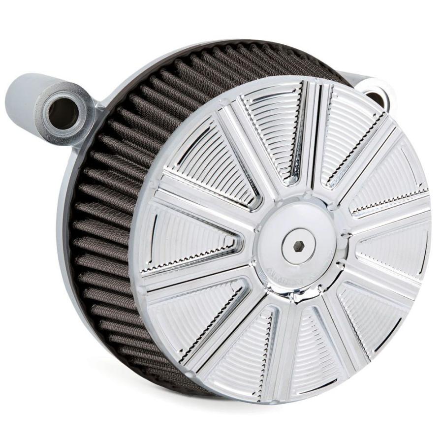 アレンネス 18-763 Stage1 Big Suckerエアクリーナー用 10ゲージ・エアクリーナーカバー クローム_1