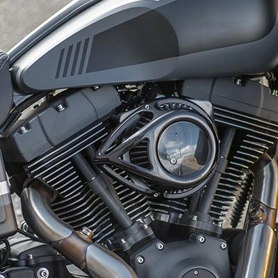 アレンネス クリア・ティアドロップ・エアクリーナー ブラック