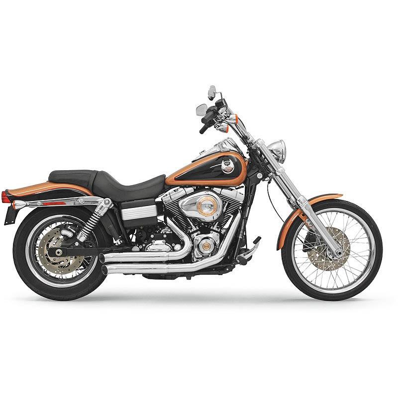 バッサーニ 1800-1163 バッサーニ(Bassani) ファイアースウィープマフラー 2006〜2017 ダイナ用 クローム