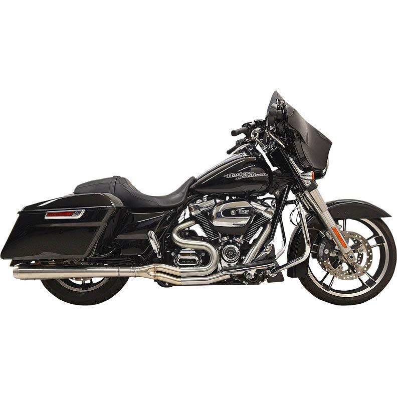 バッサーニ 1800-2199 Bassani ロードレイジ3 2into1 4インチロングメガホンマフラー ツーリング