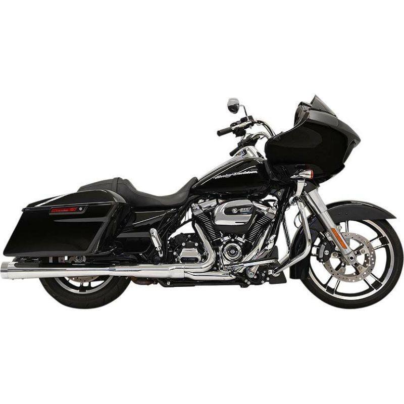 ハーレー　バッサーニ4インチメガホンスリップオン Bassani DNT メガホン 4インチ チューンドバッフル スリップオン