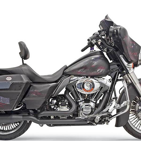 バッサーニ 1802-0278 BASSANI True-Dual Down Under エキパイ ブラック 2009〜2016 ツーリング