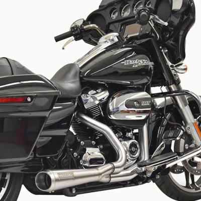 Bassani ロードレイジ ステンレス2in1ショートフルエキゾーストマフラー シルバー M8ツーリング