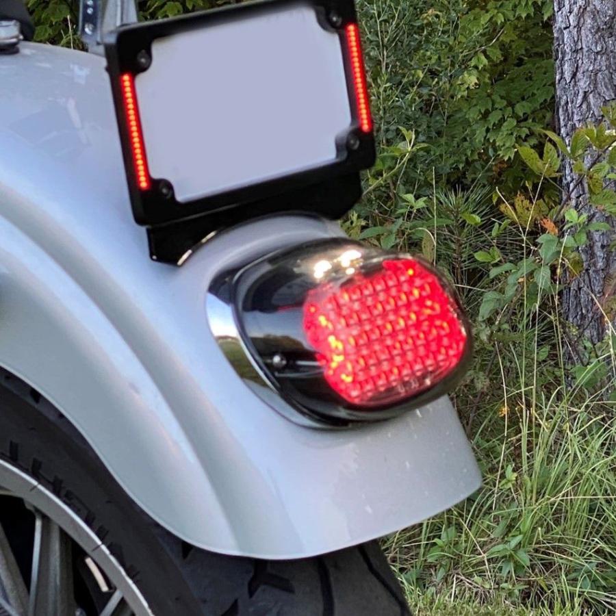 Custom Dynamics 置き目プロファイル・LEDテールランプ 上電話番号用 雲煙 車、バイク、自転車-バイク