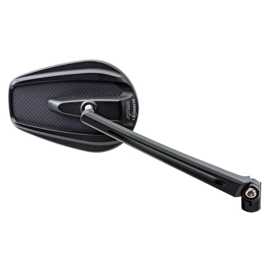 KIJIMA TECH11 オーバルエッジ・ミラー(ロングマウント) : HD-PARTS