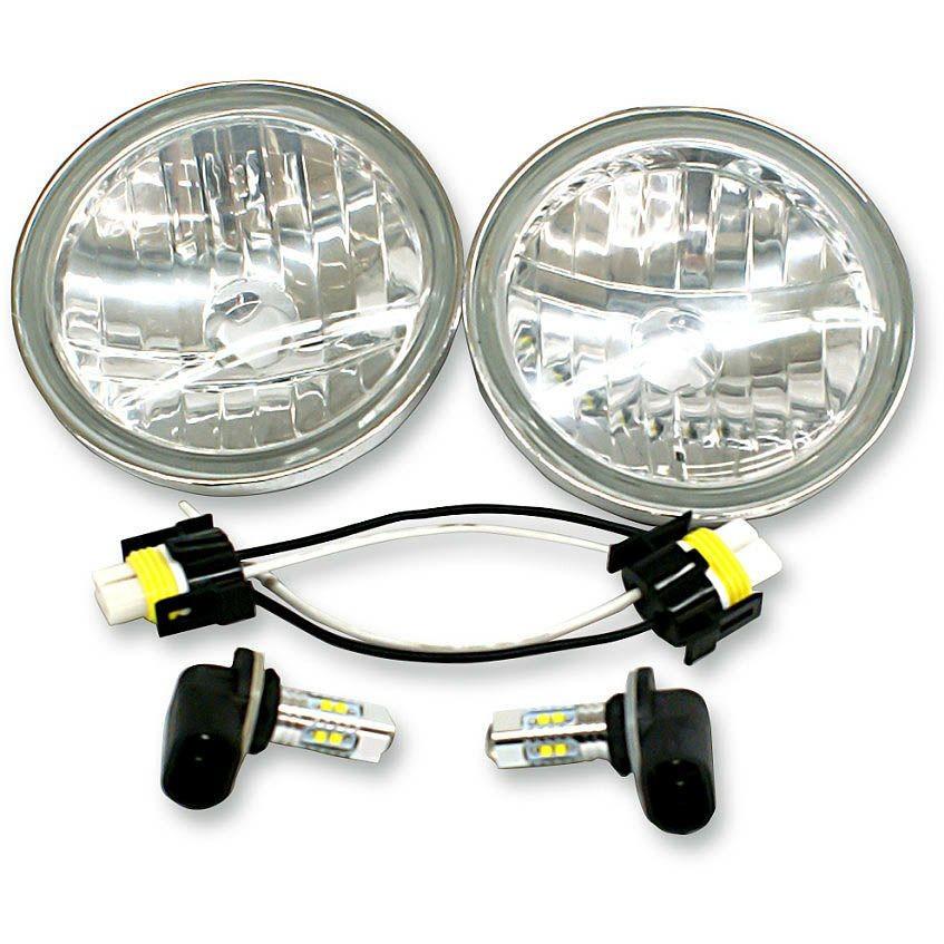 リブコ 2060-0629 4.5in LEDかばい立てともし火一揃いの道具 フォグランプ-車、バイク、自転車-バイク