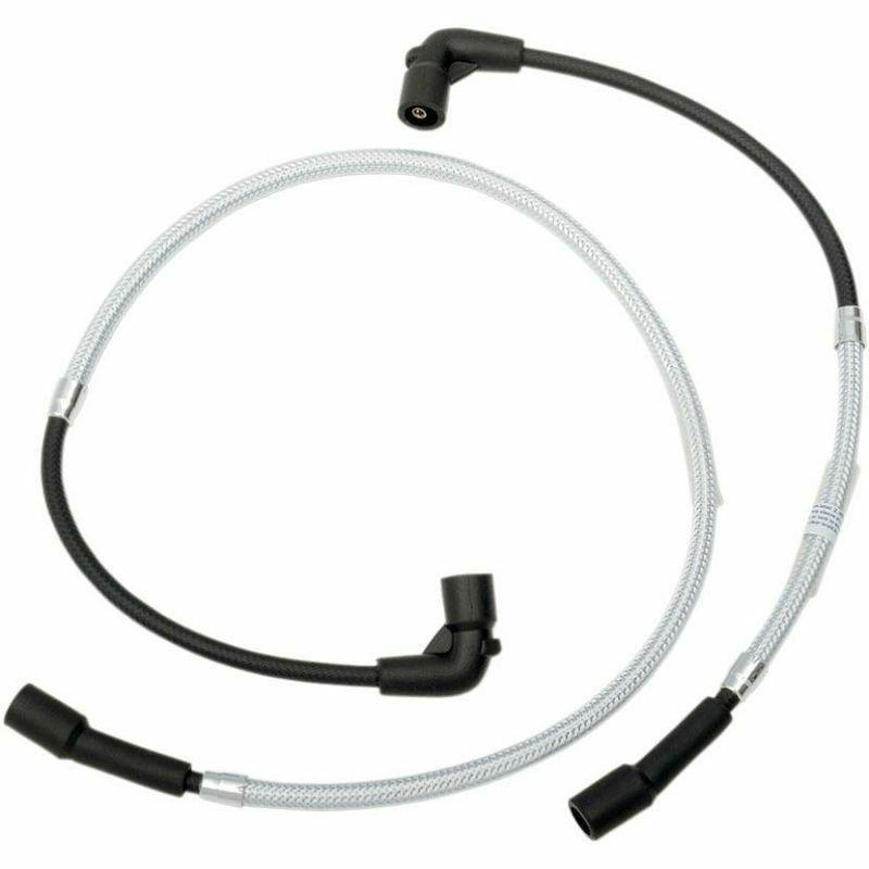マグナム 2104-0173 Braided スパークプラグワイヤー ステアリングクロマイト 2009〜2016 ツーリング 車、バイク、自転車-バイク