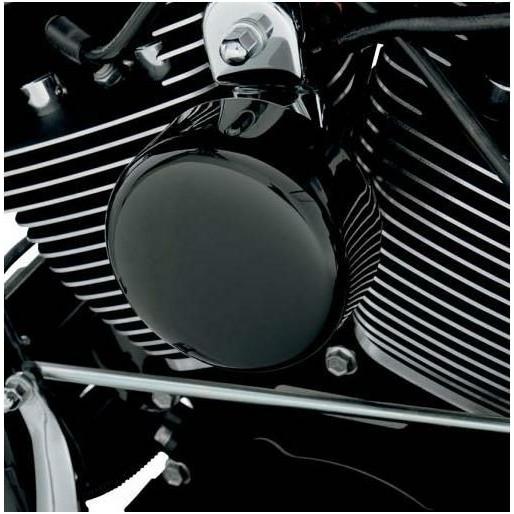 ドラッグSP 2107-0044 Drag Specialties ホーンカバー・ラウンド・ブラック