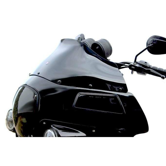 クロックワークス 2310-0636 KLOCK WERKS 9インチ フレア・ウィンドシールド ブラック