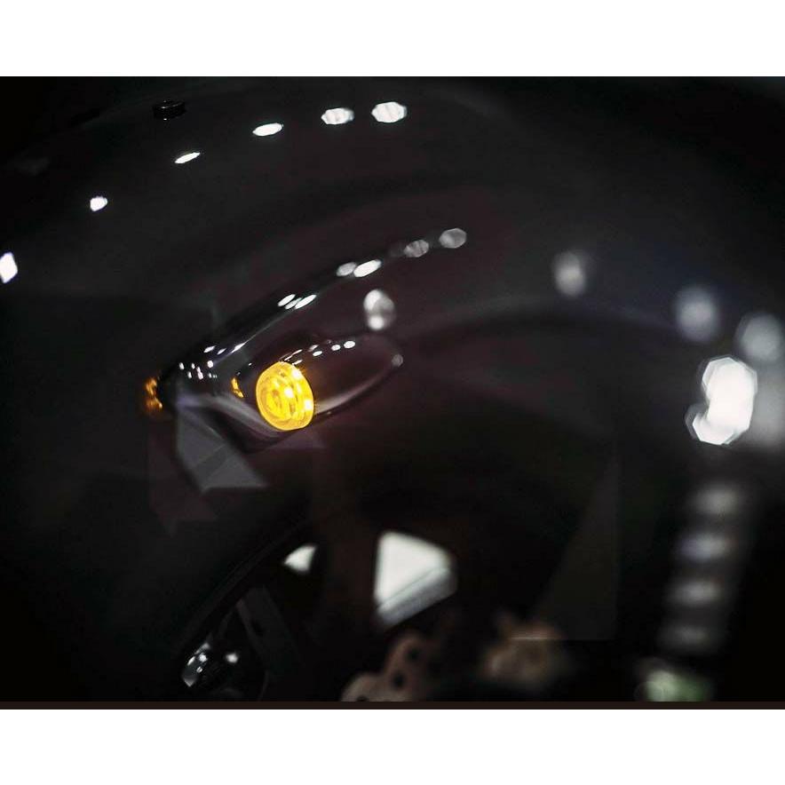 クリアキン 2504 スーパーブライト LED 小型ブレット・ウインカー(ブラック)の画像