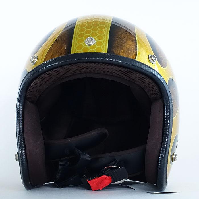 逸品モノシリーズ フレイムス センターヘキサゴン ジェットヘルメット