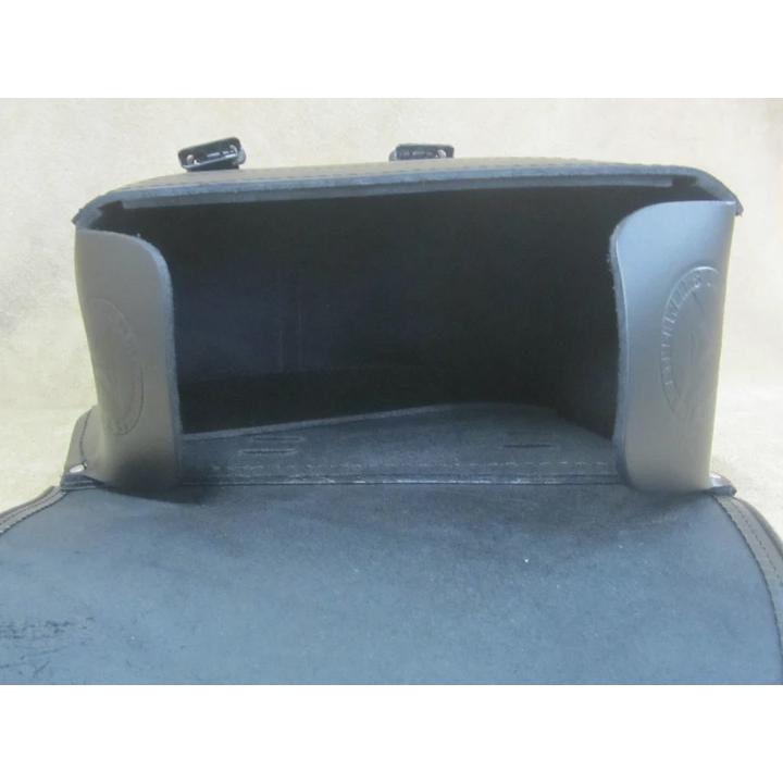 レザーワークス スウィングアーム・本革サイドバッグ XL 左用 ブラック 