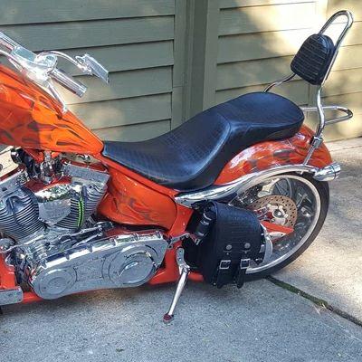 322L-B:レザーワークス スモール・スウィングアーム・ソロバッグ 左用  