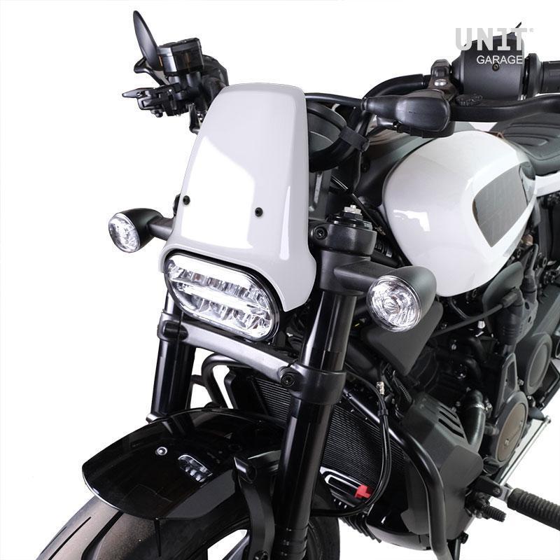 ハーレー スポーツスターS用 ウィンドシールド(ホワイト) UNIT GARAGE 