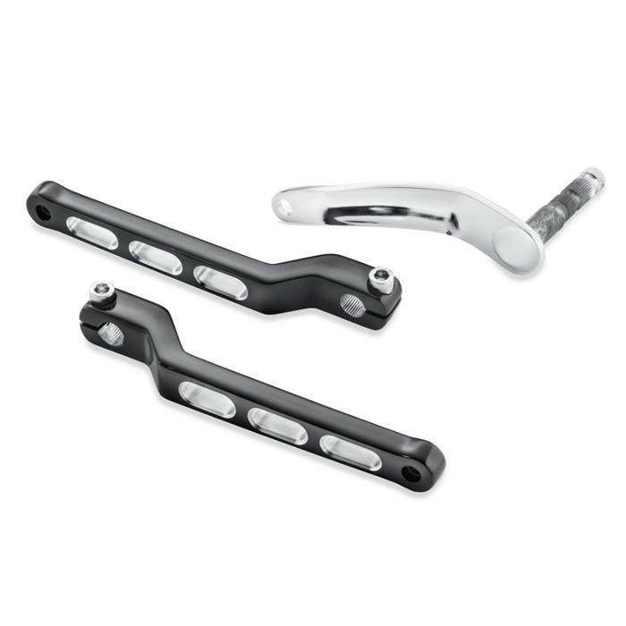 ハーレーダビッドソン ビレットスタイル ヒール＆トウシフトレバー エッジカット 33600166