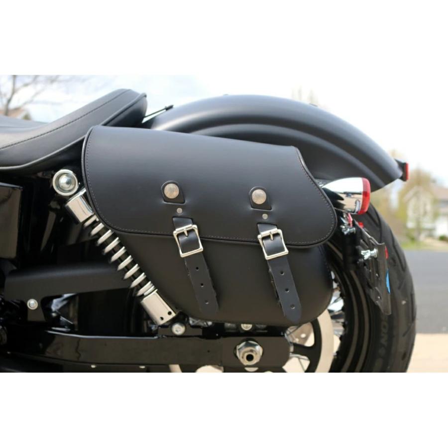 337L-B:レザーワークス ダイナ・ソロバッグ 左用 ブラック : HD-PARTS