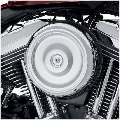 Vツイン 34-1354 V-Twin Bobberスタイル・ラウンドエアクリーナーカバー クローム OEM型番 61300120