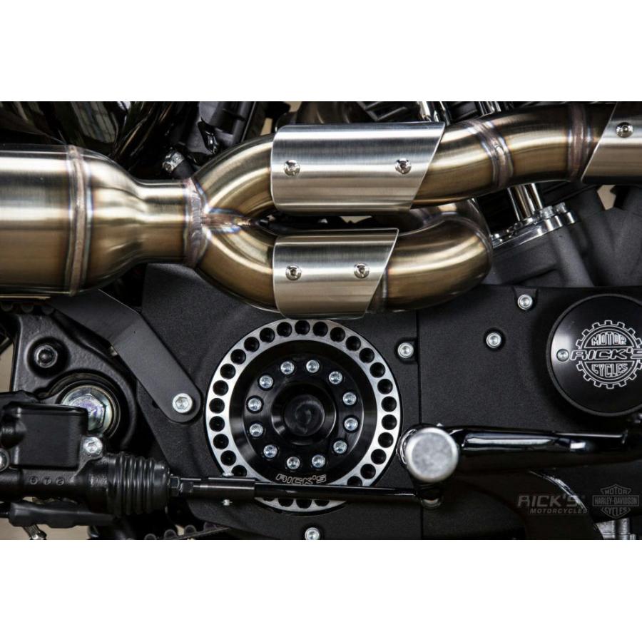 Ricks Motorcycles 35-4037904-0 フロントプーリーカバー 28丁用 2004〜2021 スポーツスター_3