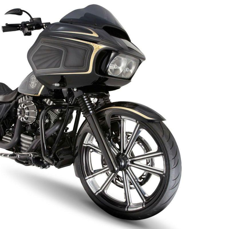 アレンネス 40-513 Arlen Ness Hot Legs スムース ブラック 2014〜 ツーリング