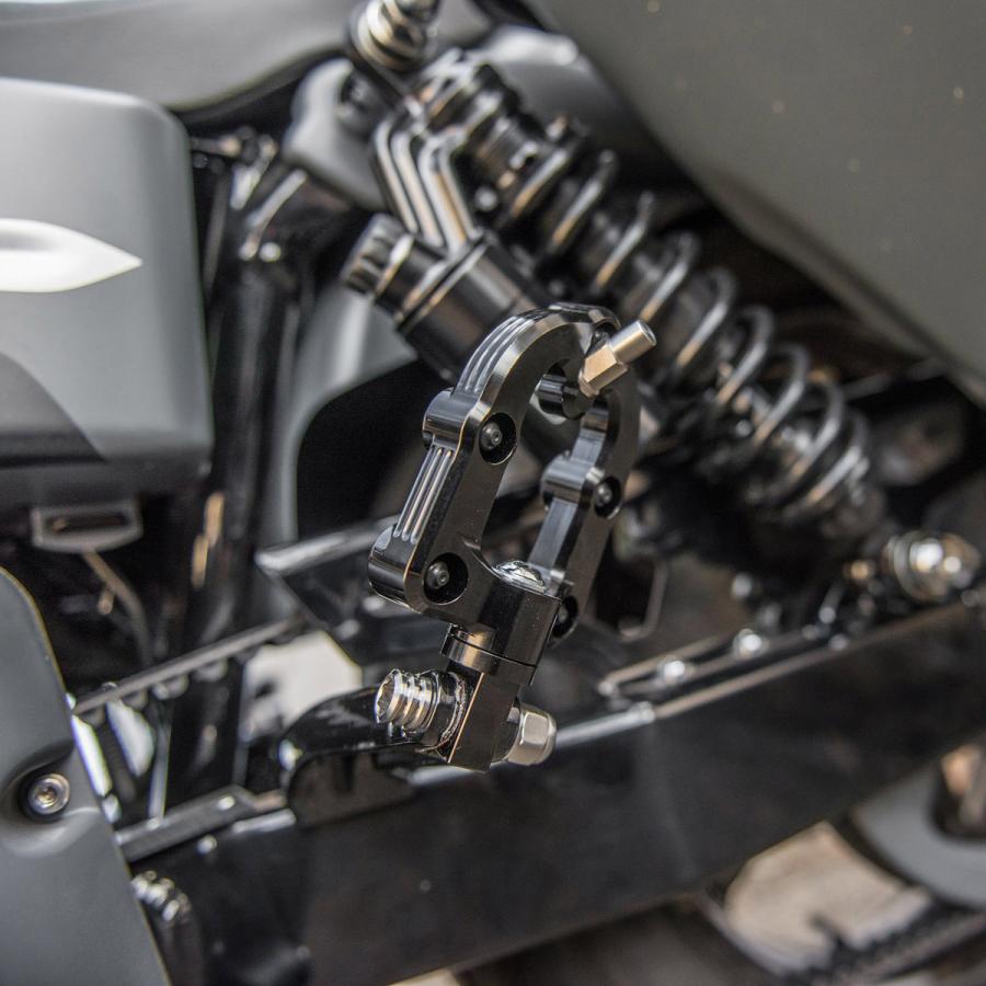 Arlen Ness MXフットペグ ブラック オス型マウント : HD-PARTS 