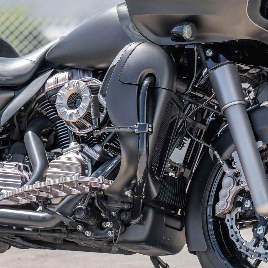 Arlen Ness 鍛造 ハイウェイペグセット (ブラック) スポーツスター 