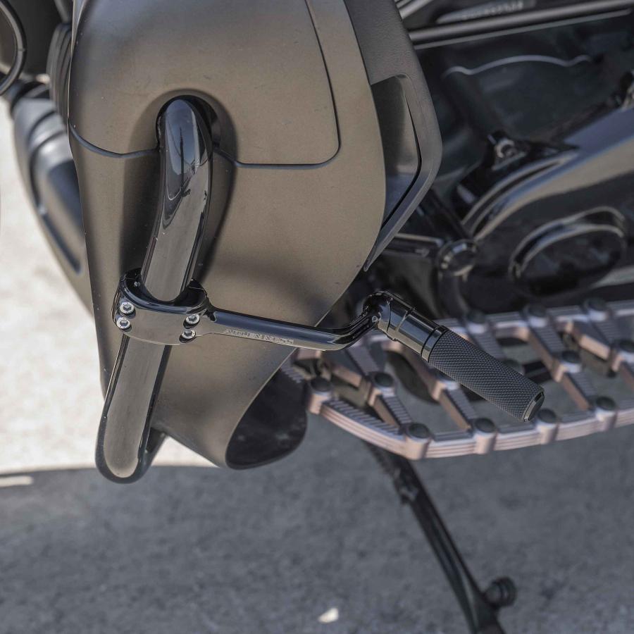 Arlen Ness 鍛造 ハイウェイペグセット (ブラック) スポーツスター