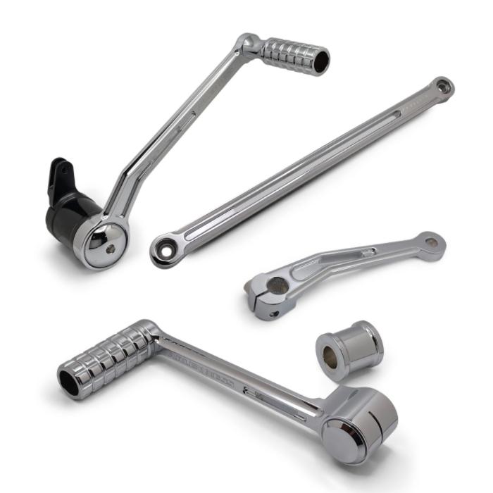 ハーレー Touring用 Speed Liner フットコントロールキット(ソロシフター) クローム Arlen Ness