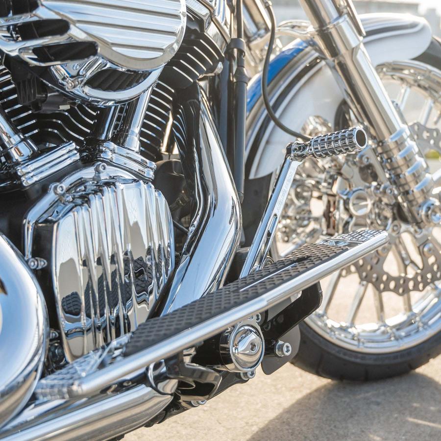 Arlen Ness ツーリング用 Speed Liner フットコントロールキット(ソロシフター) レッド_2