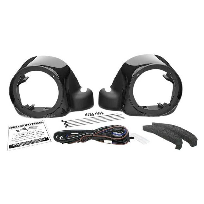 ホグチューン 4405-0532 6.5インチ ロアスピーカー・アダプター 2014〜2023 FLHTCU、FLHTCUL、FLTRU、FLHTK、FLHTKL、2015〜2023 FLHTCUTG