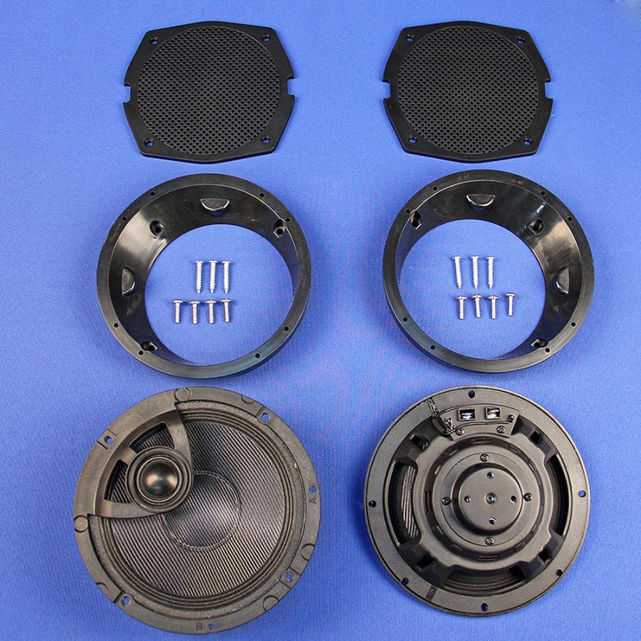 1998〜2013 FLHT ROKKER XRP 200W 6.58インチ フェアリングスピーカー J&M