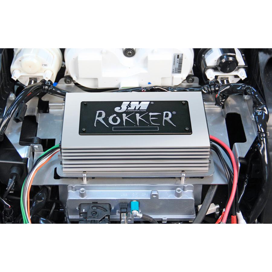 ハーレー FLHT、FLHX用 ROKKER 200W アンプ/スピーカーキット J&M