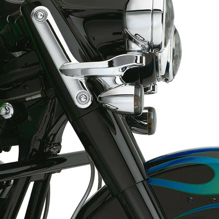 ハーレー純正 アッパーフォークスライダーカバー グロスブラック 45591