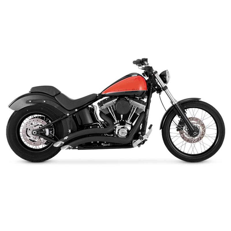 VANCE&HINES 2-2 フルエキゾーストマフラー ビッグラディウス ブラック