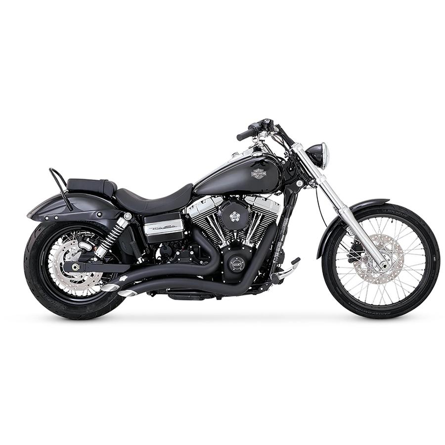 Vance＆Hines フルエキゾースト ビッグラディウス ブラック ダイナ用