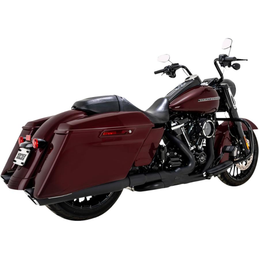Vance & Hines 4インチ ツインスラッシュ スリップオンマフラー