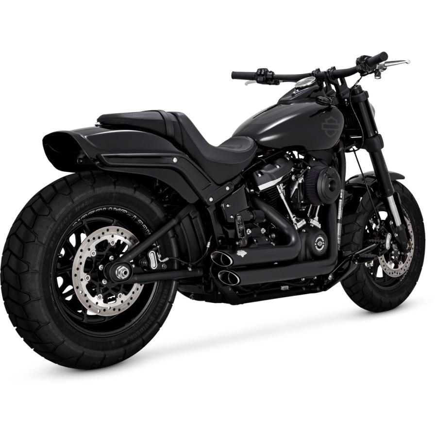 Vance＆Hines M8ソフテイル用フルエキゾーストマフラー ショート